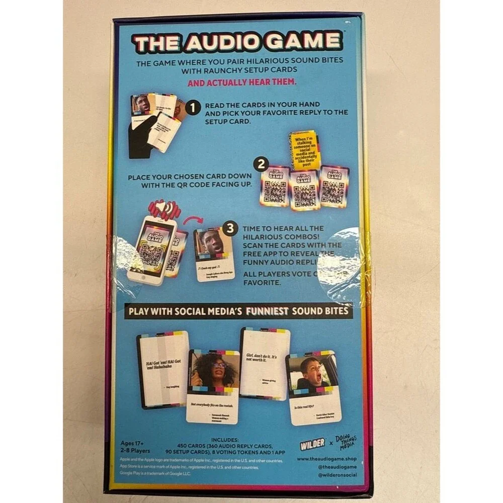 Wilder Toys INC. audio game
